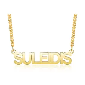 Customized 1 Name Necklace For Fathers