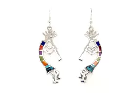 David Rosales Indian Summer Kokopelli Earrings