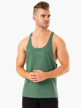 Limitless Stringer T-Back - Forest Green