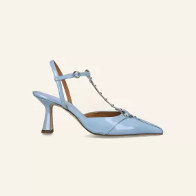 SASKIA |  Patent Leather Powderblue